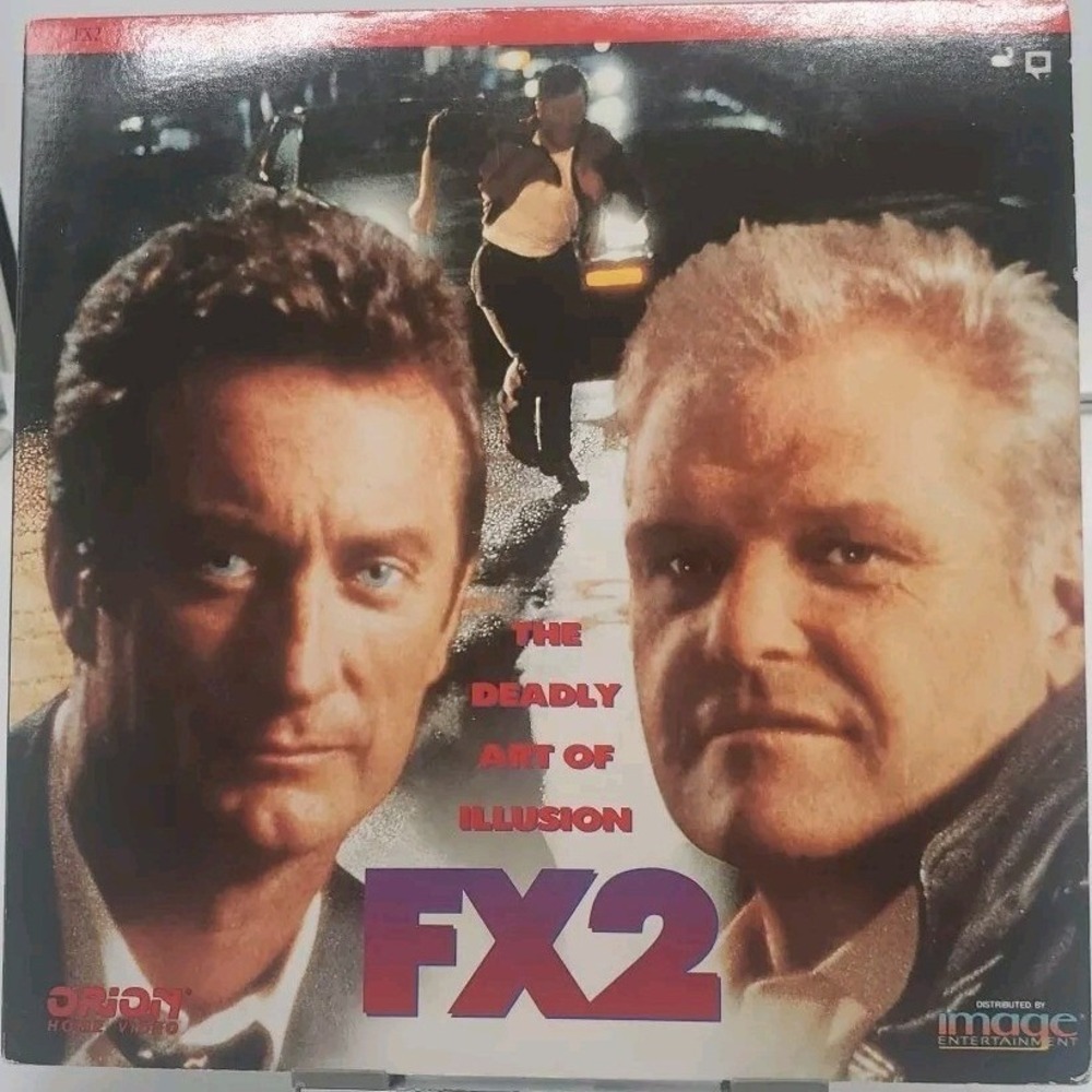 FX2 The Deadly Art of Illusion LaserDisc 1991 Orion Vintage Bryan Brown Dennehy
